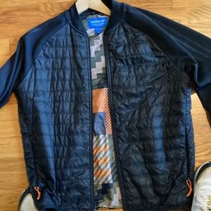 Adidas lightweight quilted bomber jacket. Like new